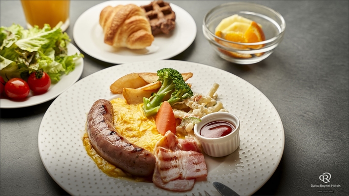 【さき楽90◇プレート形式朝食付き】早めの予約でお得にSTAY！